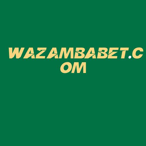 Logo da WAZAMBABET